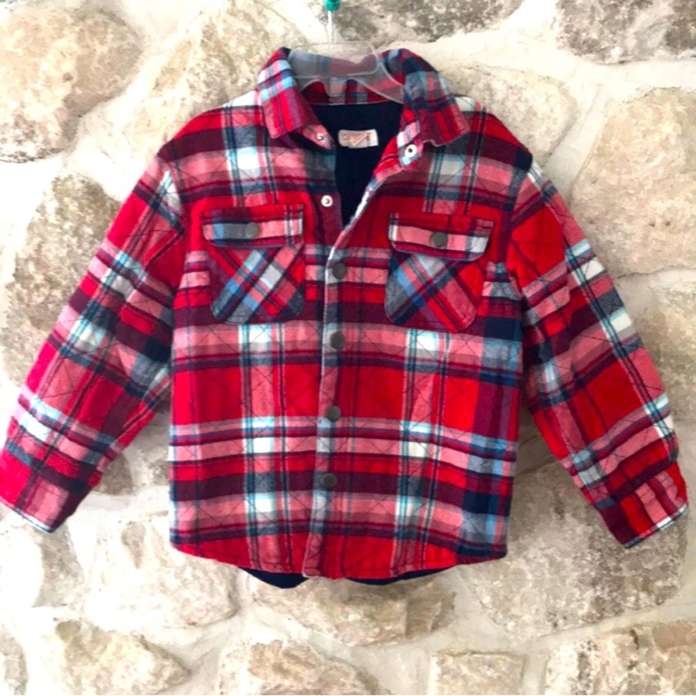 Boys fall flannel jacket